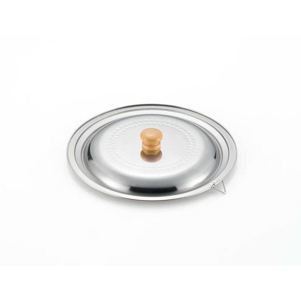 Casseroles - Couvercles pour casserole en acier inoxydable, martelée avec deux becs verseurs - collection Yukihira / YOSHIKAWA - ABINGPLUS
