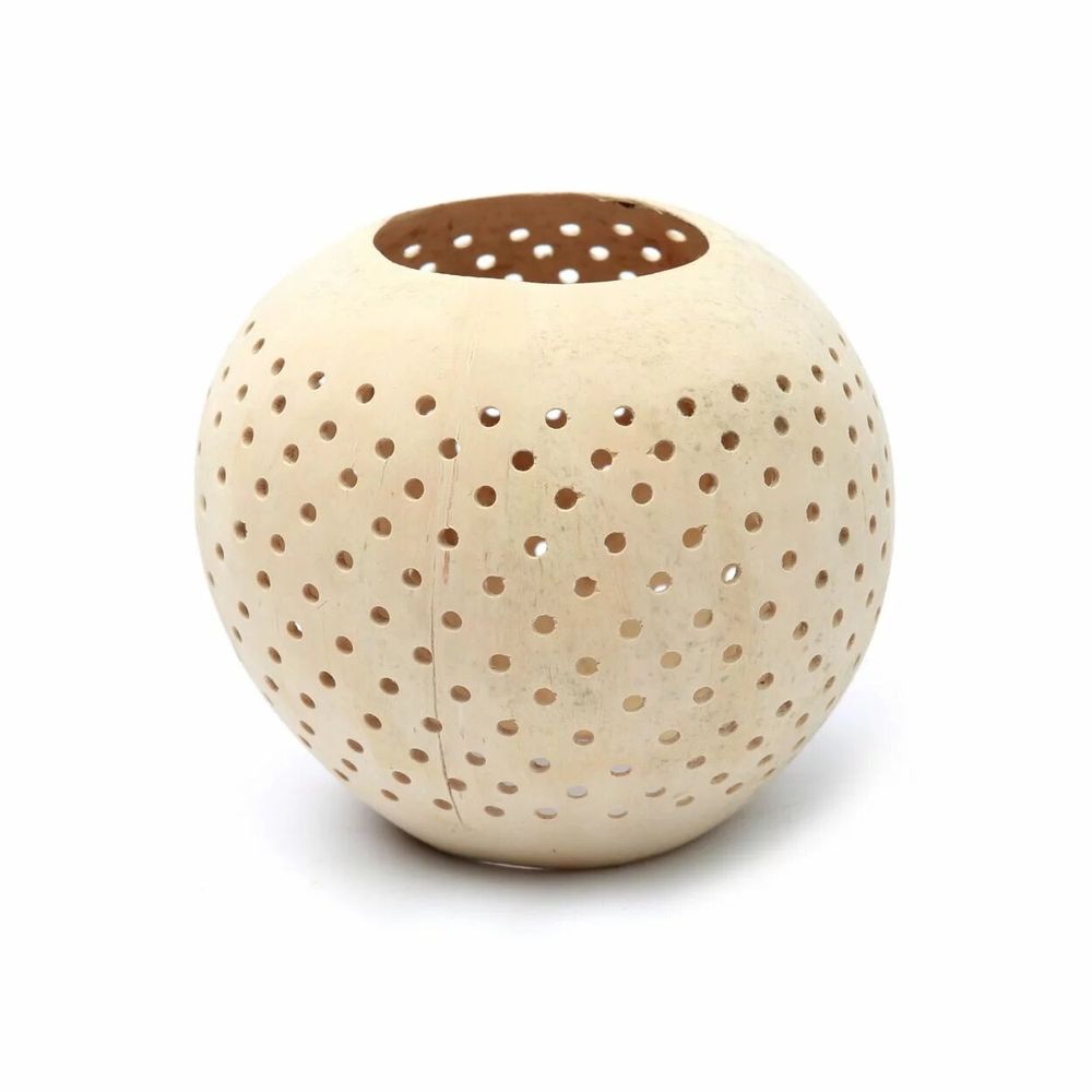 Bougeoirs et photophores  - Le Bougeoir Coconot Spot - Naturel - BAZAR BIZAR LIVING