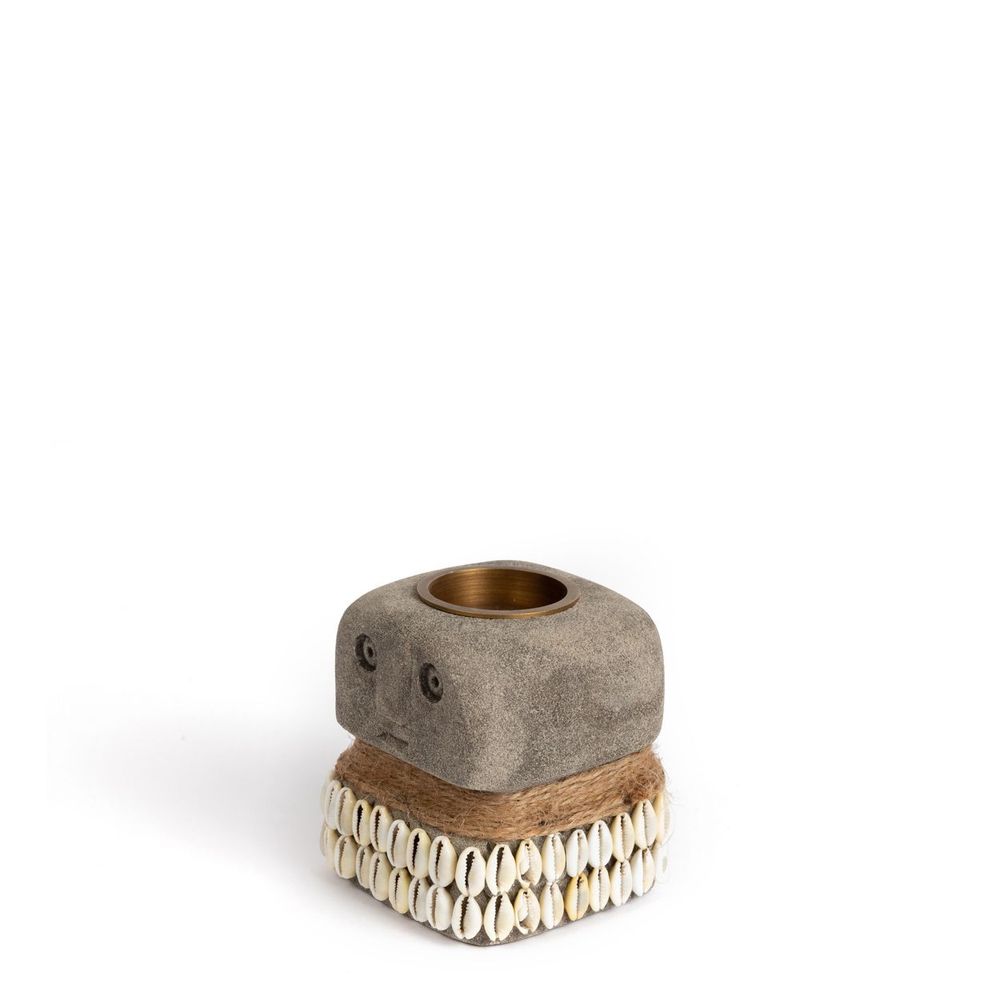 Bougeoirs et photophores  - Le bougeoir Sumba Stone #31 - BAZAR BIZAR LIVING