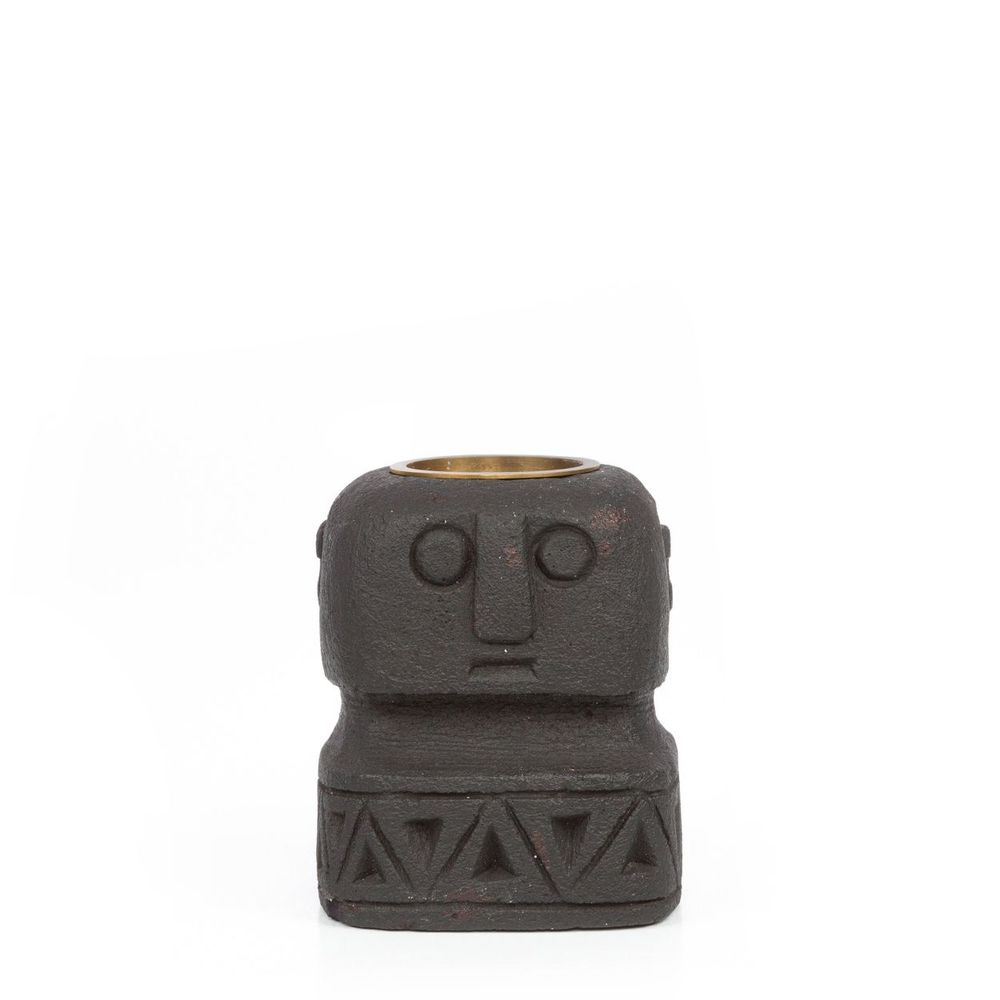 Candlesticks and candle holders - The Sumba Stone #26 Candle Holder - BAZAR BIZAR LIVING
