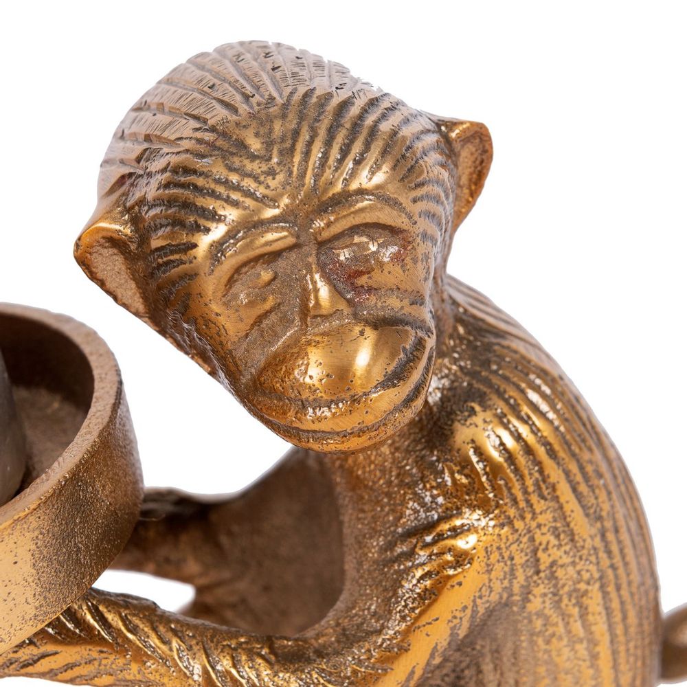 Bougeoirs et photophores  - Le Bougeoir Monkey #2 - Laiton - BAZAR BIZAR LIVING