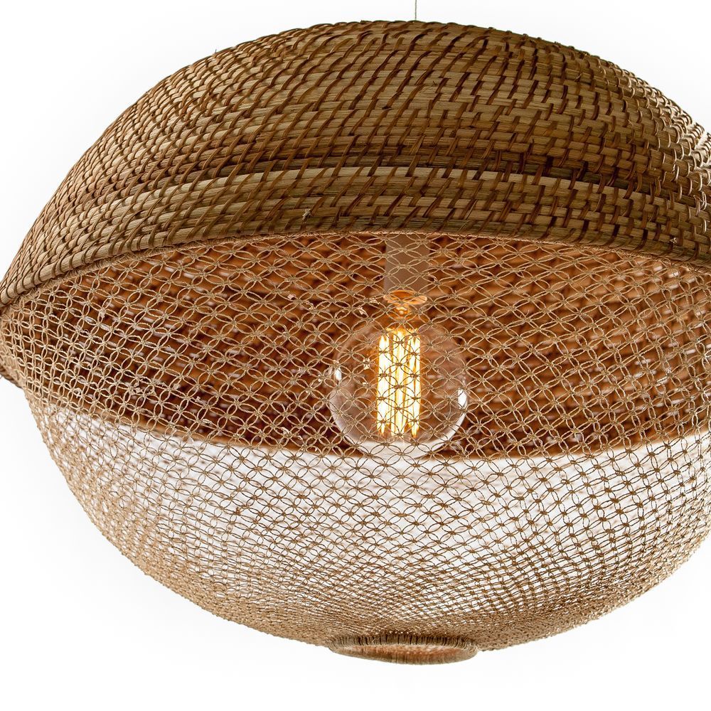 Design objects - HACIENDA CRAFTS Macrame Hanging Lamp - DESIGN PHILIPPINES HOME