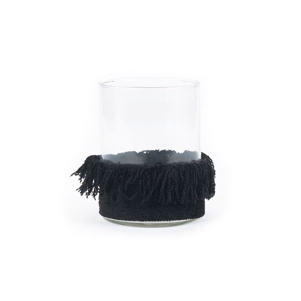 Bougeoirs et photophores  - Le Bougeoir Oh My Gee - Velours Noir - L - Lot de 2 - BAZAR BIZAR LIVING