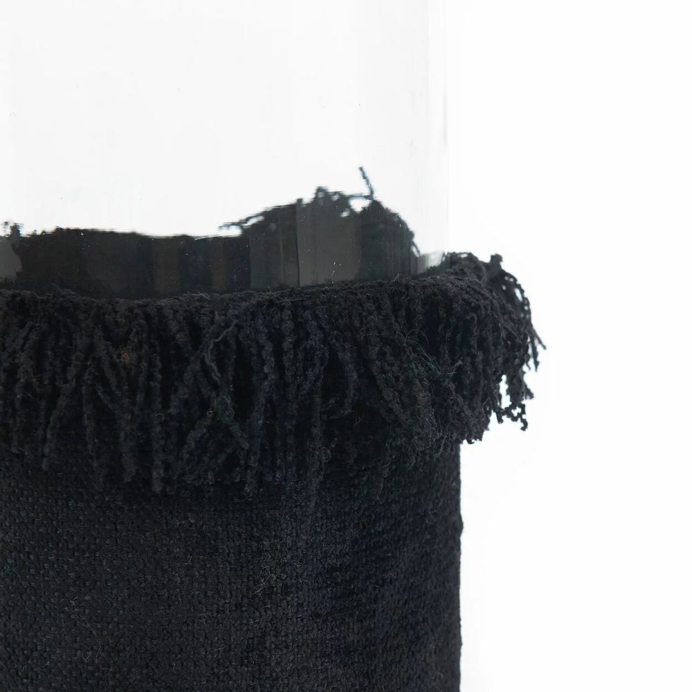 Bougeoirs et photophores  - Le Bougeoir Oh My Gee - Velours Noir - XXL - BAZAR BIZAR LIVING