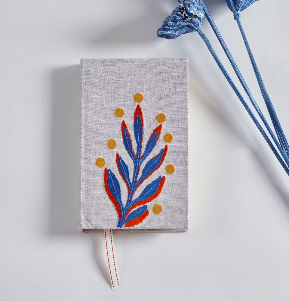 Papeterie bureau - CARNET DE NOTES EN LIN COLORÉ - ATELIER 99