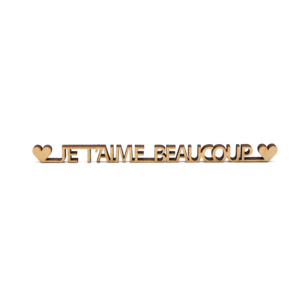 Carterie - Je t'aime beaucoup | Message dans une bouteille | Carte d'amour | Saint-Valentin | Carte d'anniversaire | Unique | Romantique | Je t'aime | Carte Think of you | Cadeau - BIRAMBI