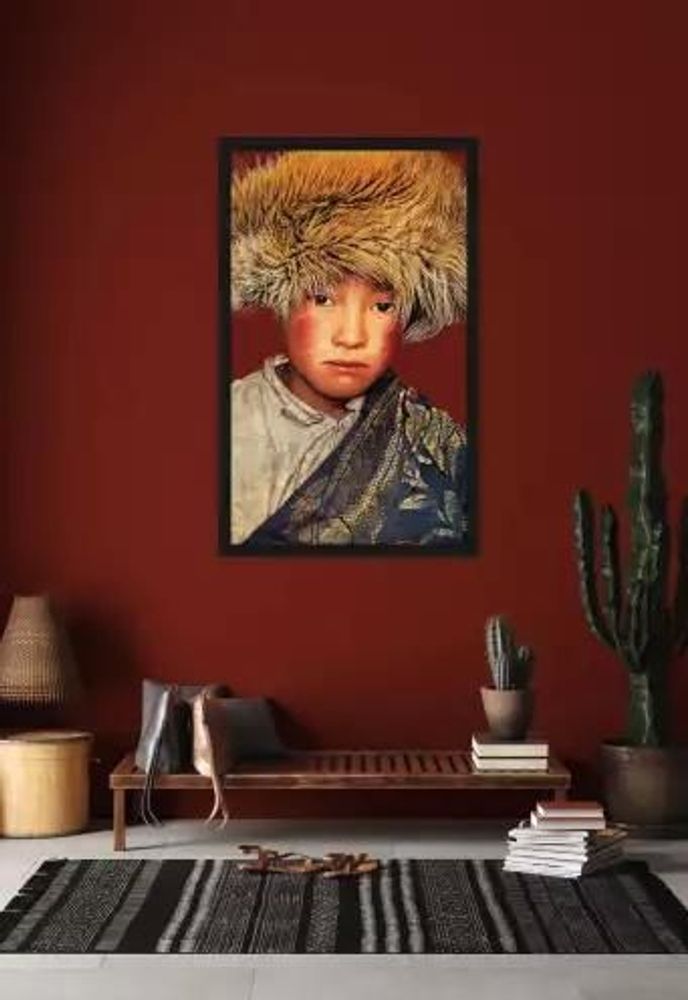 Other wall decoration - Tibetan Boy - Gobelin - MONDILAB