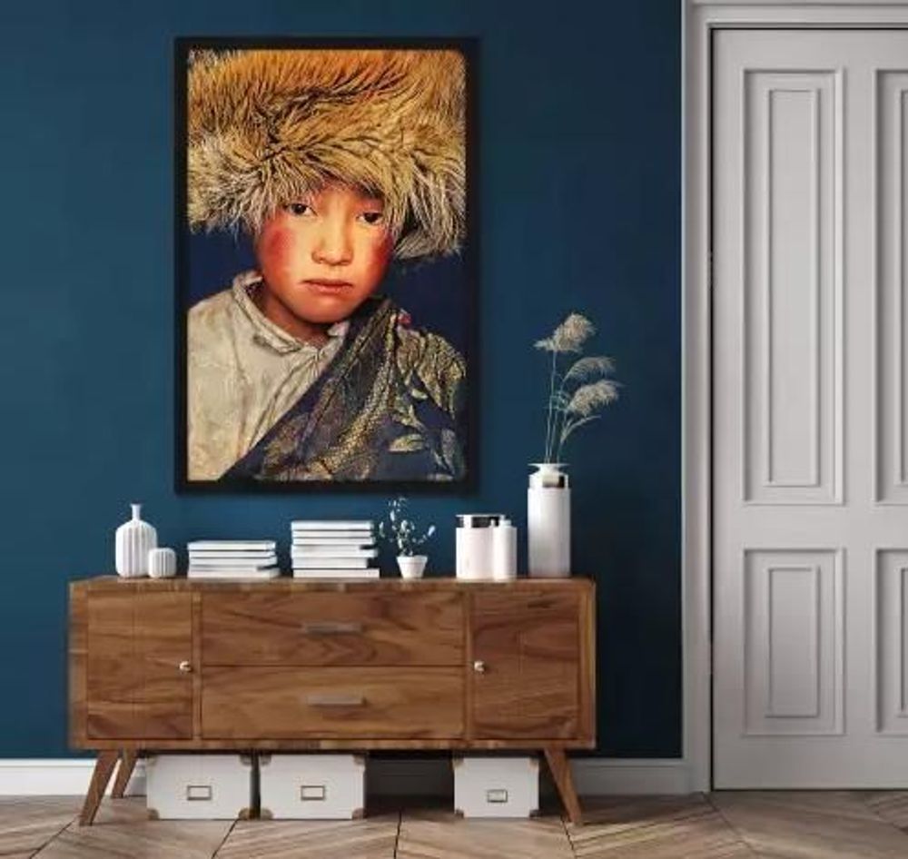 Other wall decoration - Tibetan Boy - Gobelin - MONDILAB