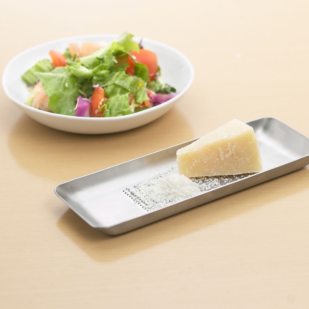 Ustensiles de cuisine - Râpe Oros Grater L en acier inoxydable - collection EAtoCO / YOSHIKAWA - ABINGPLUS