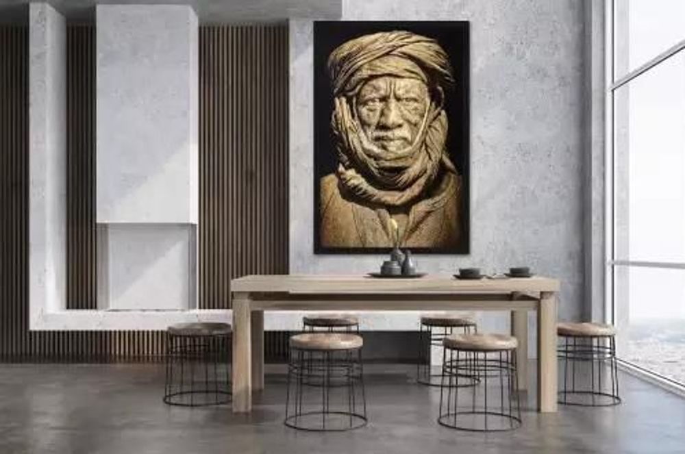 Autres décorations murales - Tuarag Man - Gobelin - MONDILAB