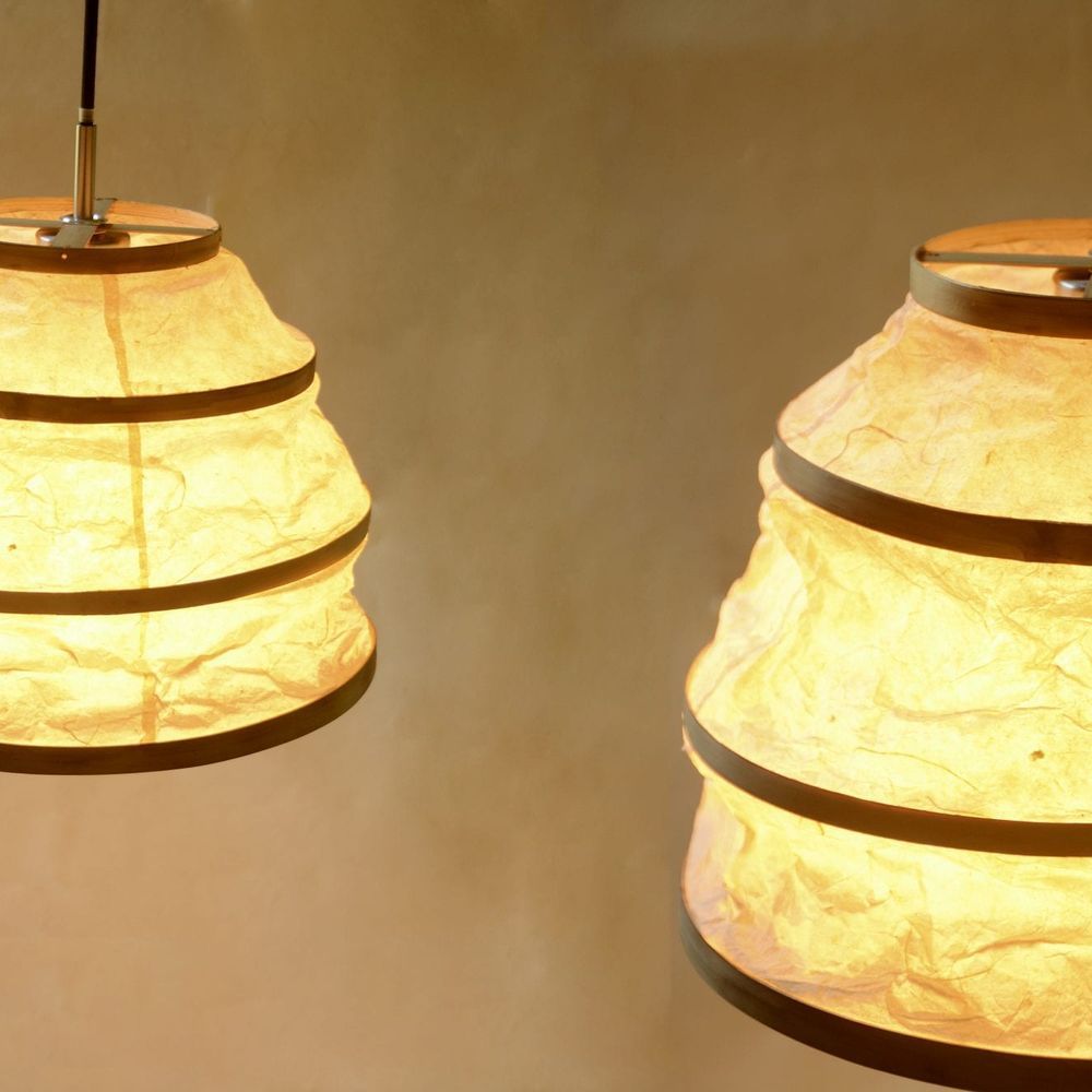 Hanging lights - Zen Washable Paper Lamps (Collapsible Small) - INDIGENOUS