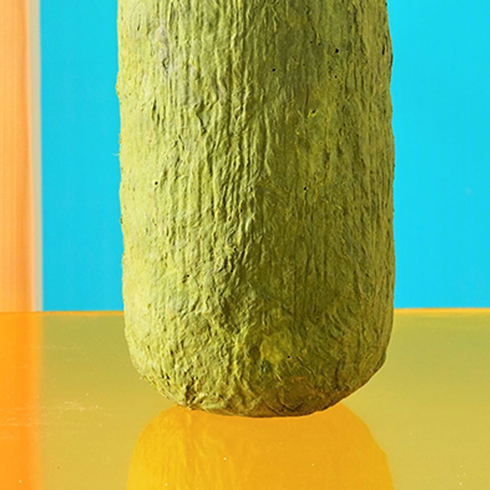 Vases - Wood Bark Clay Vase - INDIGENOUS