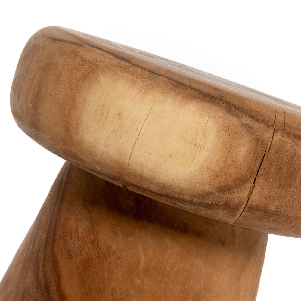 Stools - The Mushroom Stool - Natural - BAZAR BIZAR LIVING