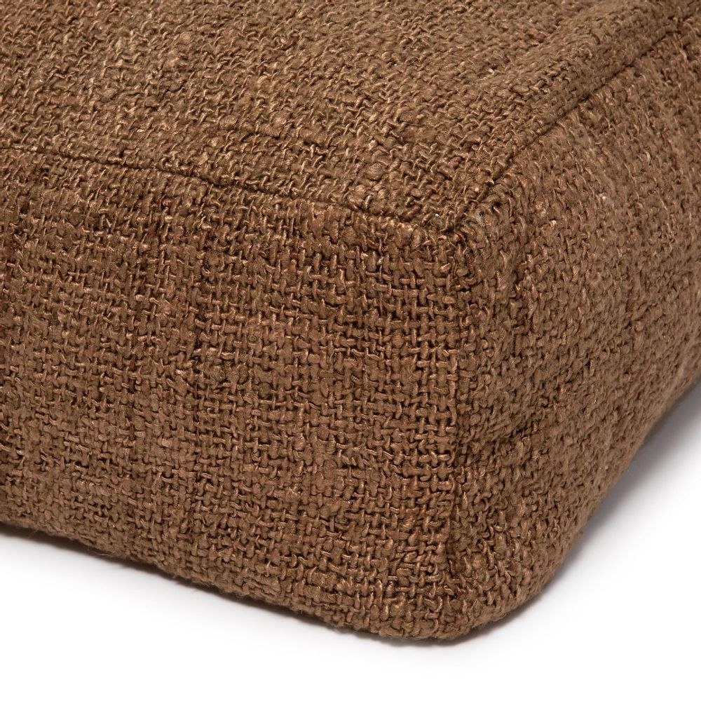 Ottomans - The Oh My Gee Pouffe - Brown - BAZAR BIZAR LIVING