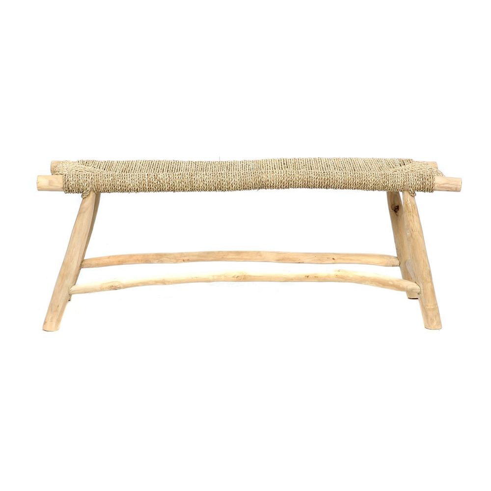 Benches - The Porto Seagrass Bench - Natural - L - BAZAR BIZAR LIVING