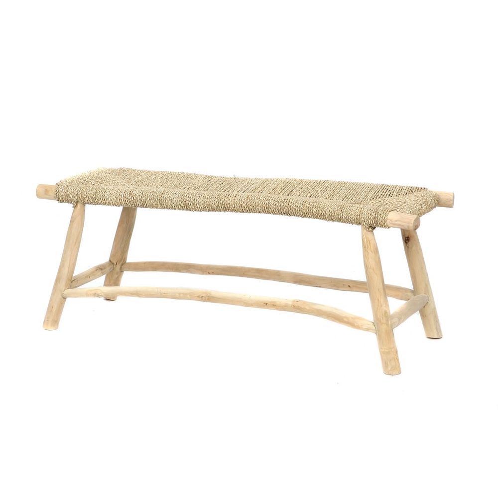 Benches - The Porto Seagrass Bench - Natural - L - BAZAR BIZAR LIVING