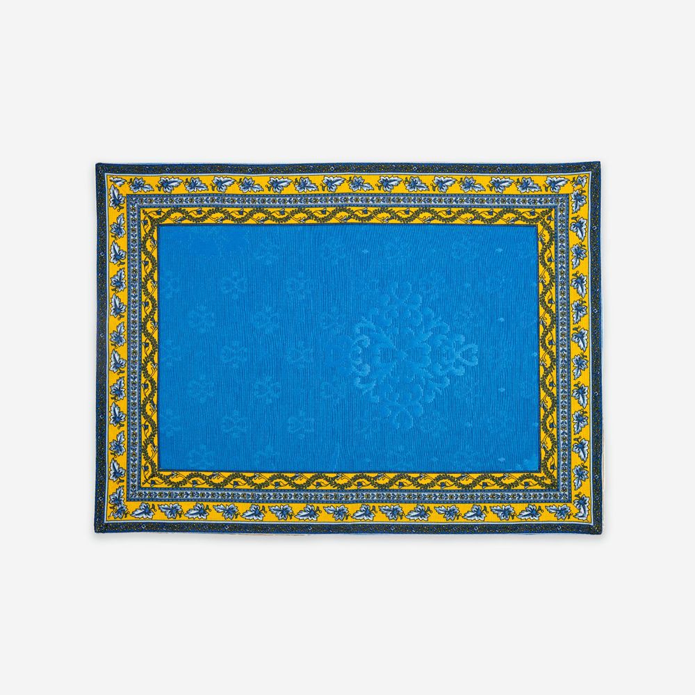 Table linen - Placemat - Jacquard Delft Avignon - TISSUS TOSELLI