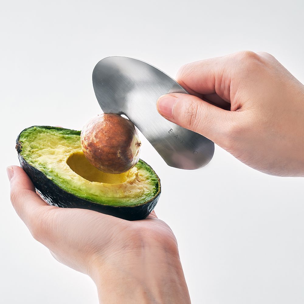 Kitchen utensils - Muku stainless steel avocado pitter - eATOCO/YOSHIKAWA collection - ABINGPLUS