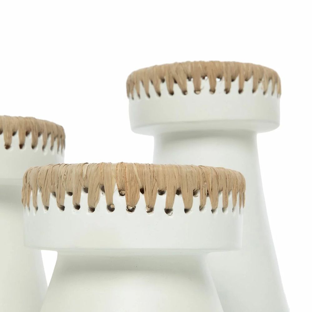 Candlesticks and candle holders - The Pretty Candle Holder - White Natural - L - BAZAR BIZAR LIVING