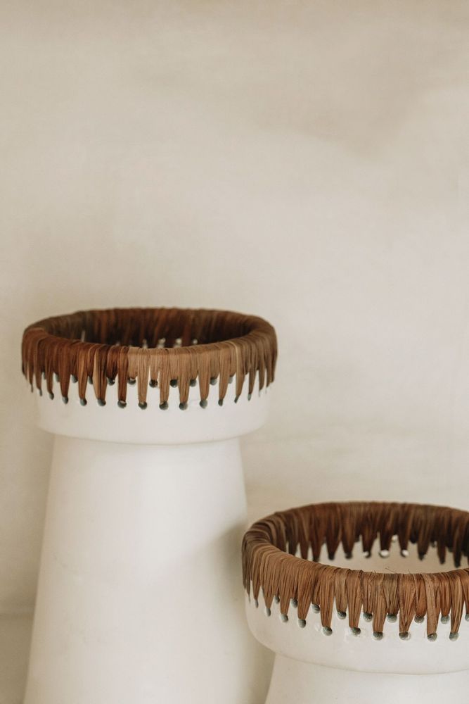 Bougeoirs et photophores - Le Bougeoir Pretty - Blanc Naturel - S - BAZAR BIZAR LIVING