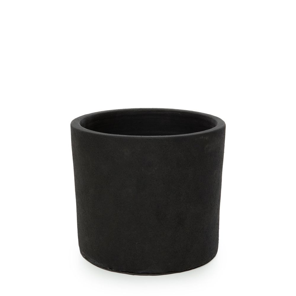 Vases - Jardinière Charcoal Bas - Noir Naturel - S - BAZAR BIZAR LIVING