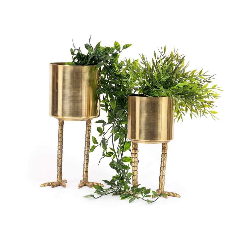 Vases - The Bird Feet Planter - Brass - L - BAZAR BIZAR LIVING