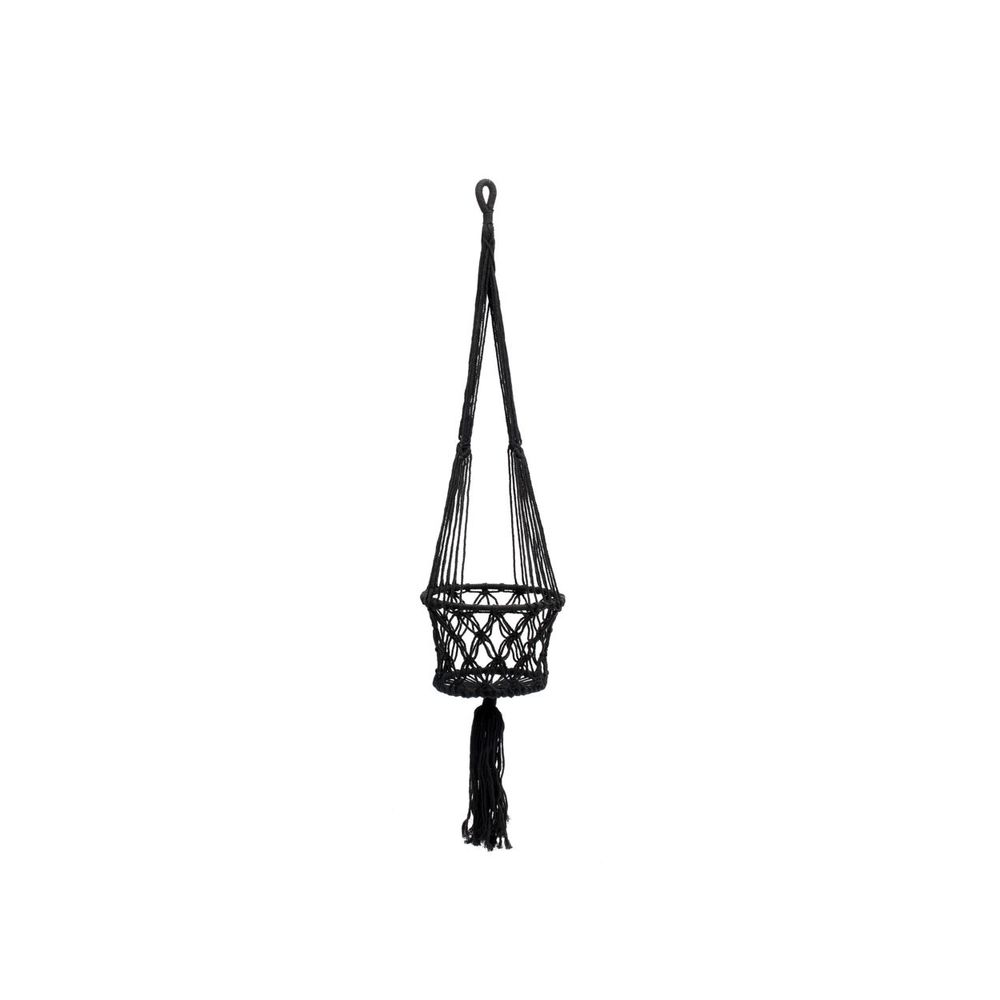 Vases - Le Porte-Plante Macramé - Noir - S - BAZAR BIZAR LIVING