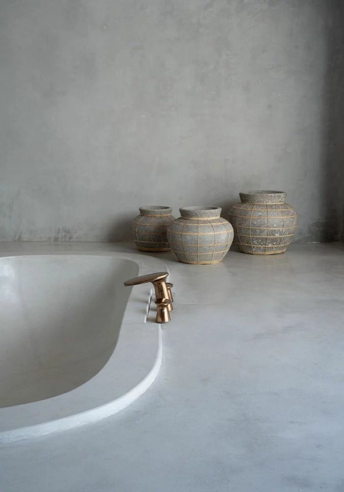 Vases - The Belly Vase - Concrete Natural - S - BAZAR BIZAR LIVING