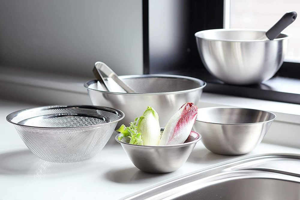 Bowls - SORI YANAGI - punched strainer - METROCS