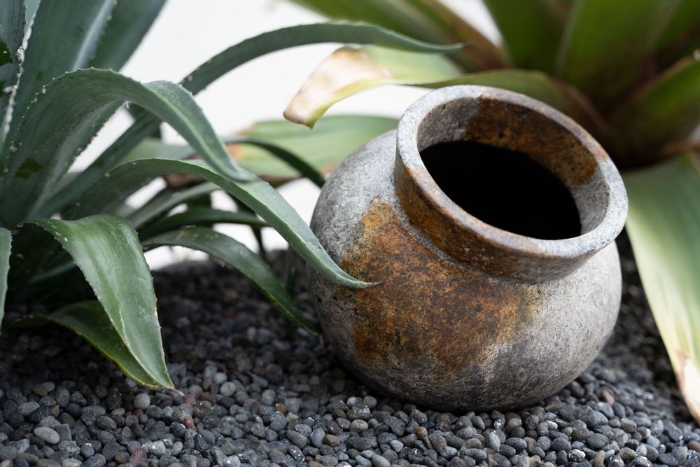 Vases - The Funky Vase - Antique Grey - S - BAZAR BIZAR LIVING