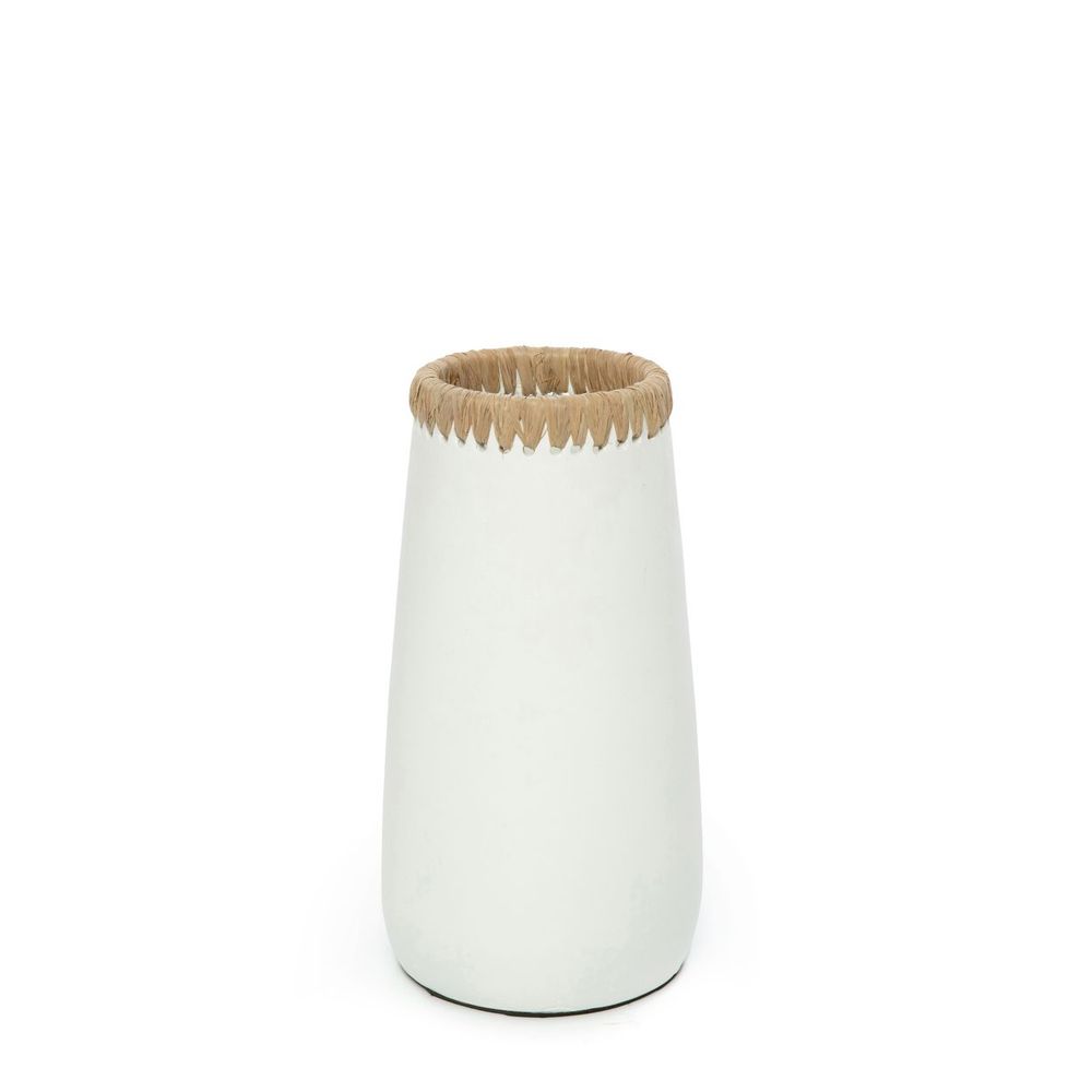 Vases - Le Vase Sneaky - Blanc Naturel - M - BAZAR BIZAR LIVING