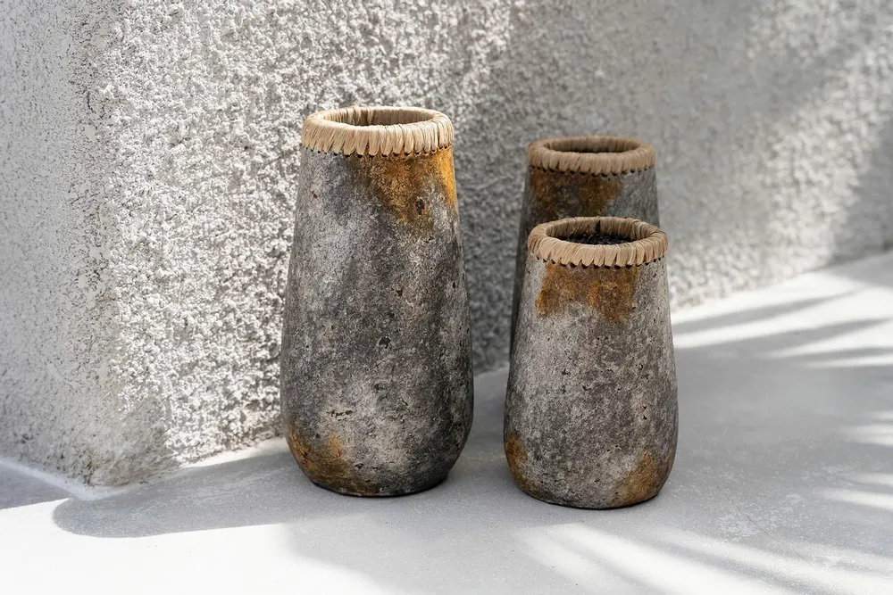Vases - Le Vase Sneaky - Gris Antique - L - BAZAR BIZAR LIVING