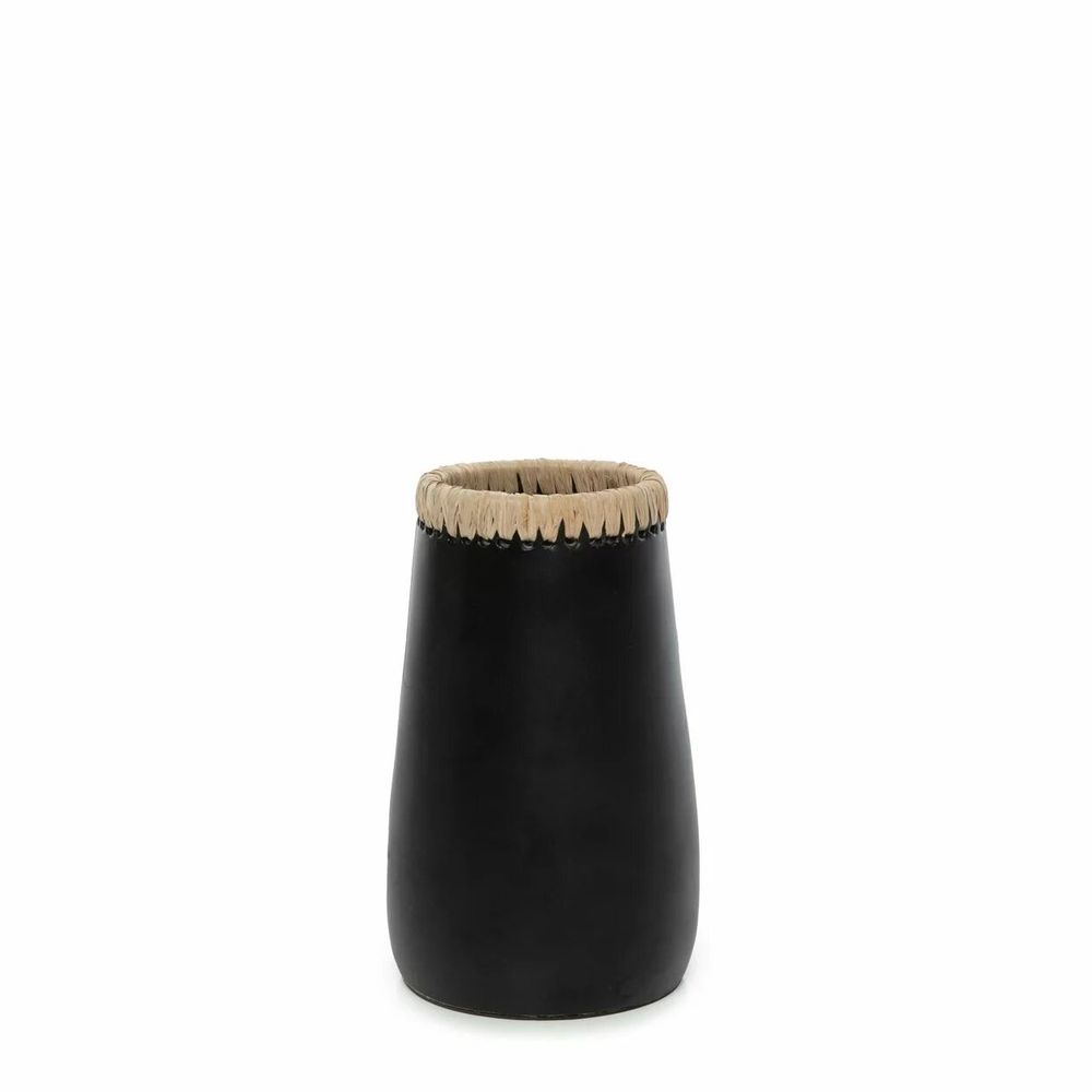Vases - Le Vase Sneaky - Noir Naturel - S - BAZAR BIZAR LIVING