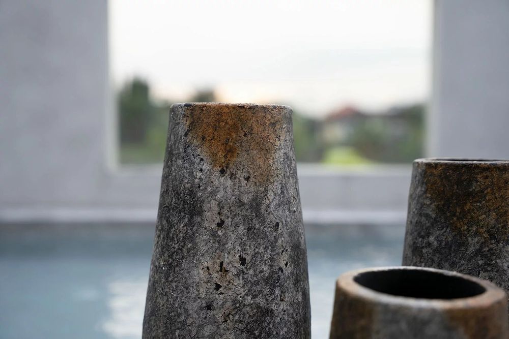 Vases - Le Vase Spooky - Gris Antique - S - BAZAR BIZAR LIVING