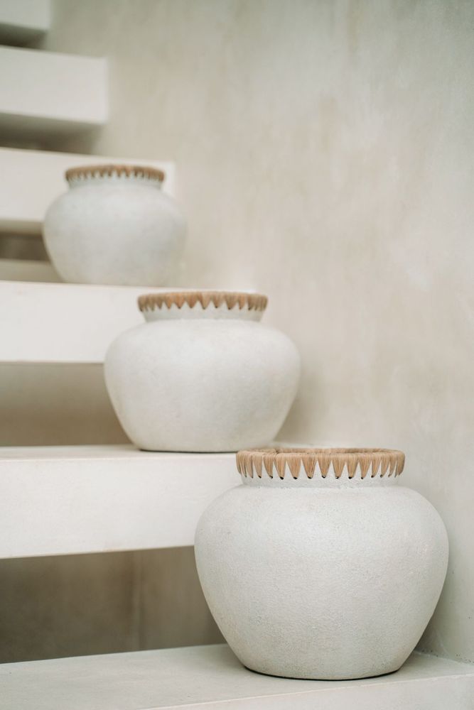 Vases - The Styly Vase - Concrete Natural - L - BAZAR BIZAR LIVING