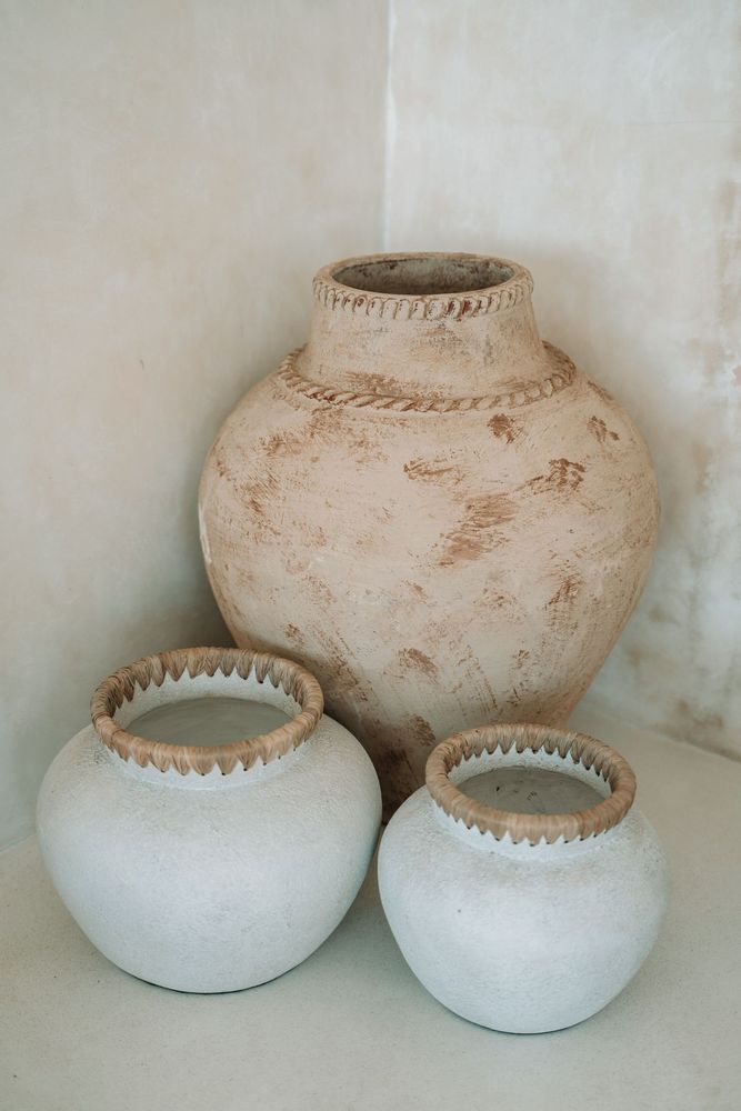 Vases - The Styly Vase - Concrete Natural - L - BAZAR BIZAR LIVING
