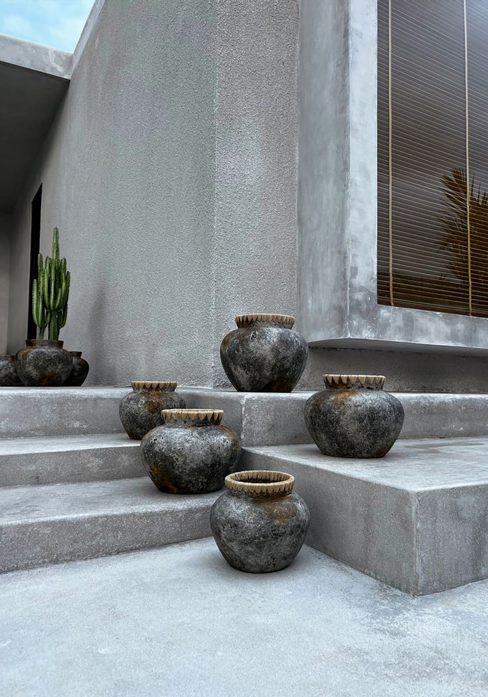 Vases - Le Vase Styly - Gris Antique - L - BAZAR BIZAR LIVING