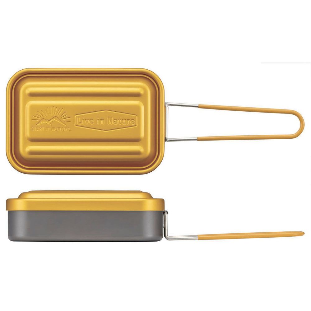 Barbecues - 850 ml aluminum and rectangular color camping bowl - Mess Tin/SKATER collection - ABINGPLUS
