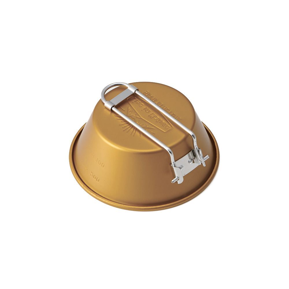 Barbecues - Camping mug, folding handle, aluminium 300 ml/SKATER - ABINGPLUS