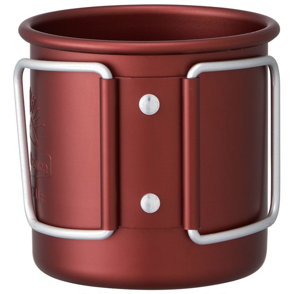 Barbecues - Camping mug, folding handle, aluminium 300 ml/SKATER - ABINGPLUS