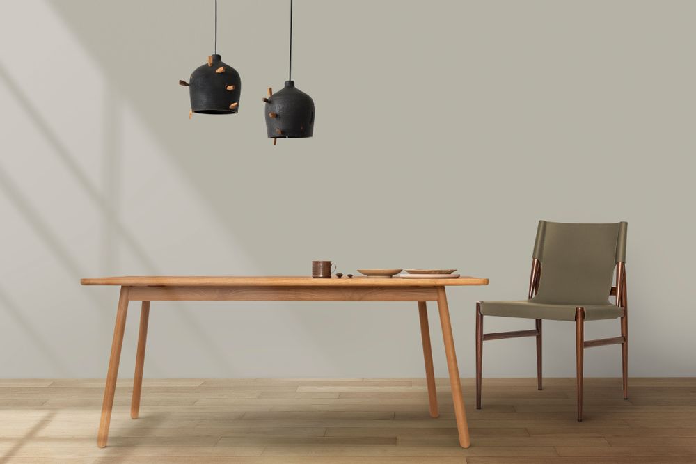 Hanging lights - Wooden pendant light with plug in - WOODENDREAMS