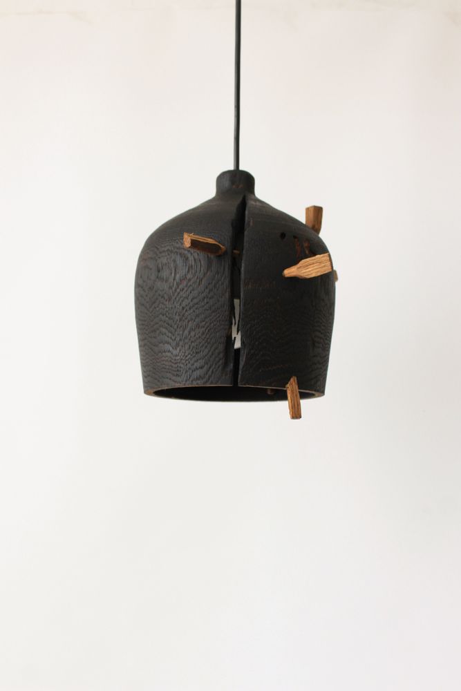 Hanging lights - Wooden pendant light with plug in - WOODENDREAMS
