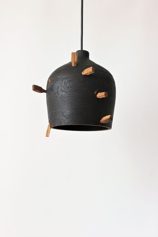Hanging lights - Wooden pendant light with plug in - WOODENDREAMS