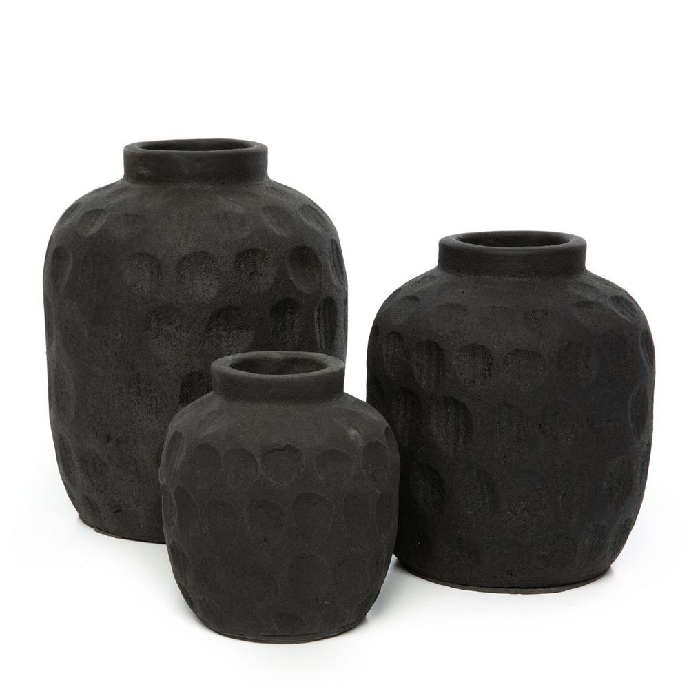 Vases - The Trendy Vase - Black - M - BAZAR BIZAR LIVING