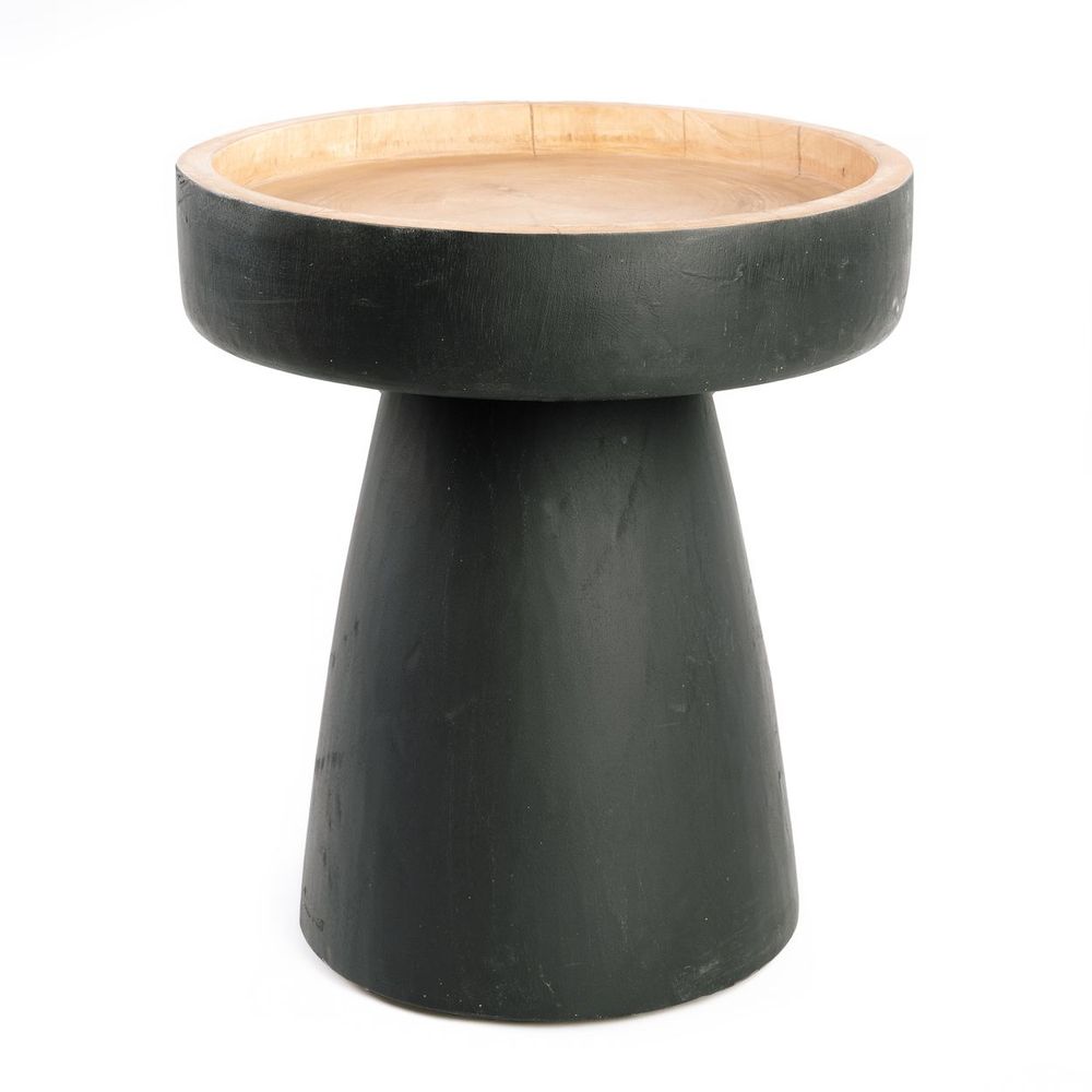 Tables basses - La Table d'Appoint Rayu - Noir Naturel - BAZAR BIZAR LIVING