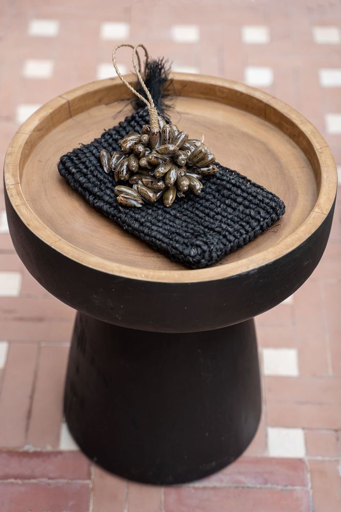 Tables basses - La Table d'Appoint Rayu - Noir Naturel - BAZAR BIZAR LIVING