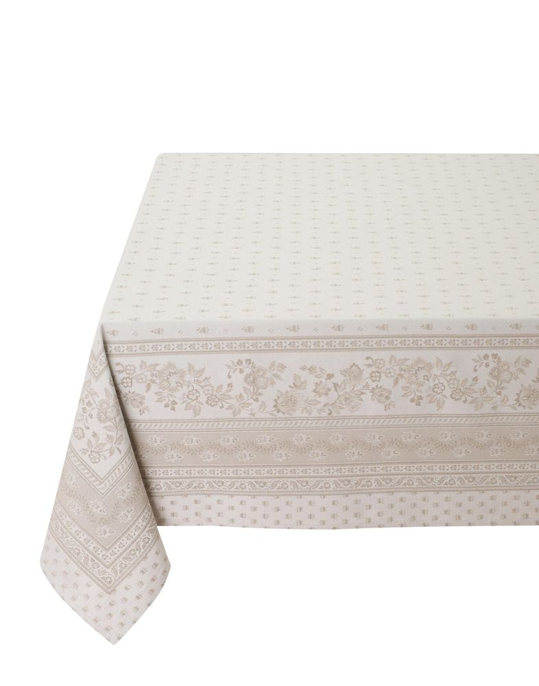 Linge de table textile - Nappe Jacquard rectangle - Durance - TISSUS TOSELLI