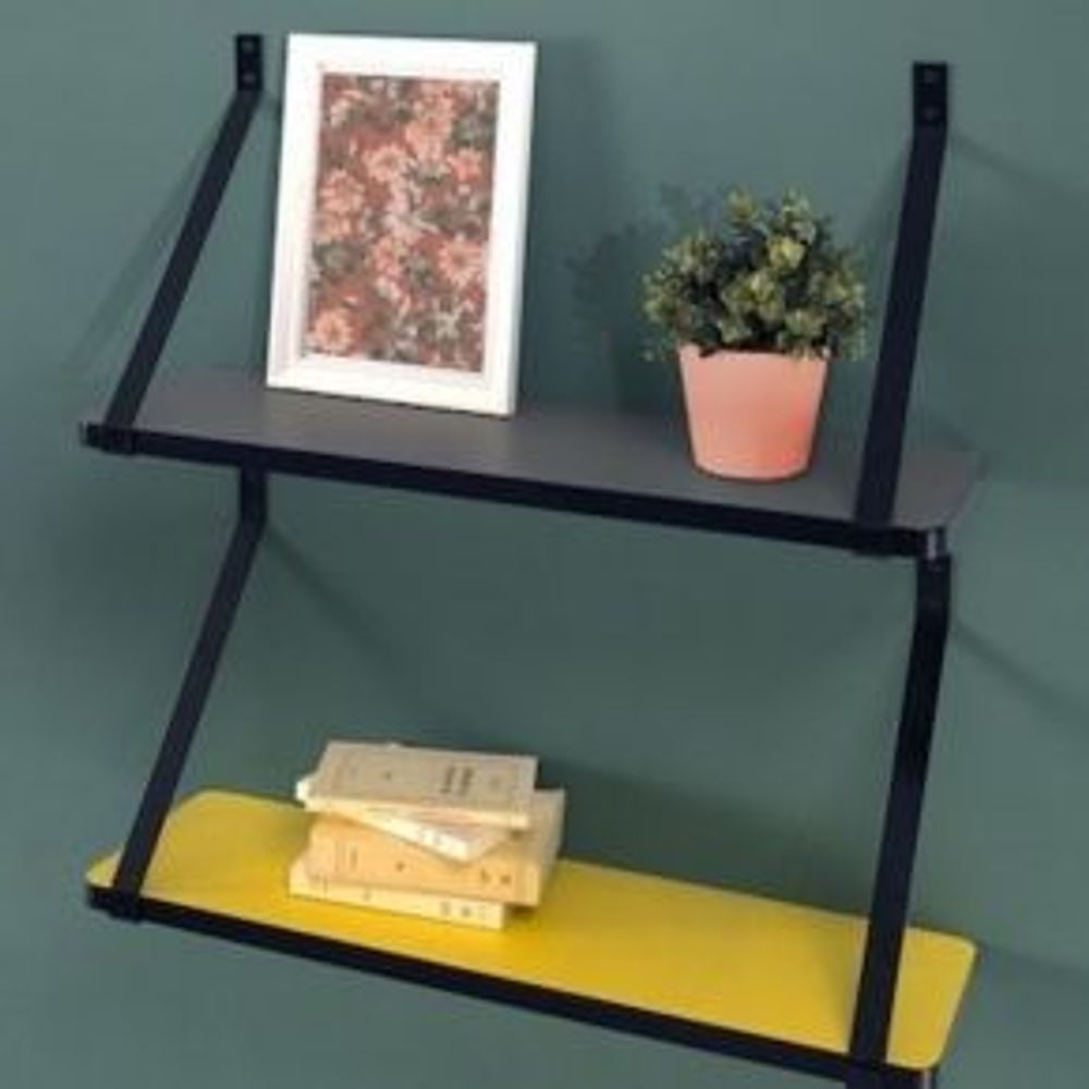 Decorative objects - Rosy retro wall shelf - 80x25cm - LES GAMBETTES