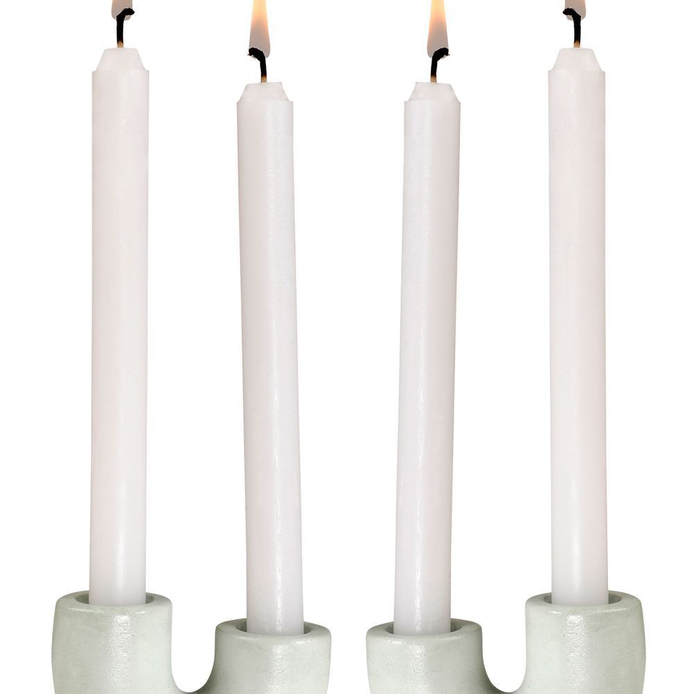 Objets de décoration - Bougeoir en béton en forme de U de style nordique- (Lot de 2) - CASA AMAROSA