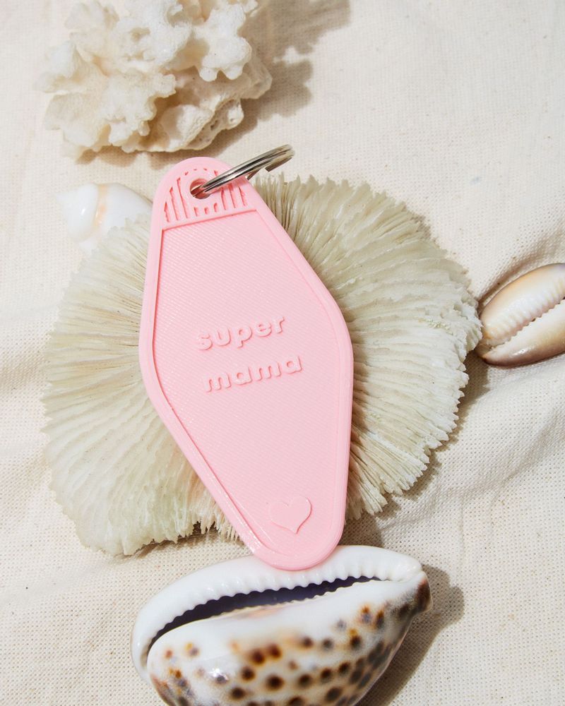 Cadeaux - Porte clef "super mama" - PANTAI PANTAI
